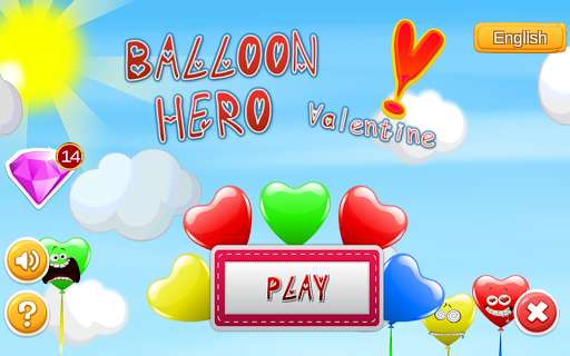Emulate Android APK Balloon Hero - Valentine