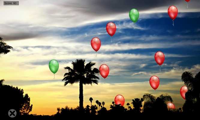 Emulate Android APK BalloonKlicker for children Emulate Android APK BalloonKlicker for children