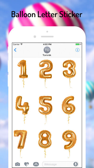 Emulate iPhone app Balloon Letters Sticker using MyAndroid Emulate iPhone app Balloon Letters Sticker using MyAndroid