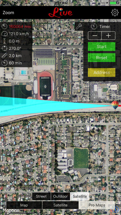 Emulate iPhone app Balloon Map Chaser using MyAndroid
