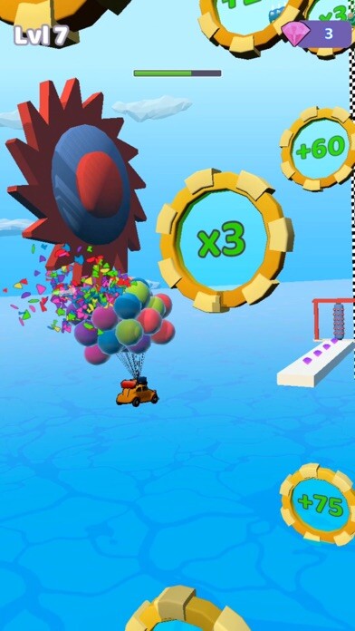 Emulate iPhone app Balloons Higher using MyAndroid