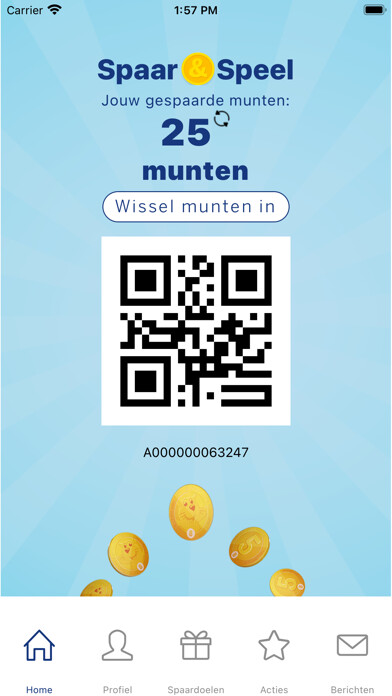 Emulate iPhone app Ballorig Spaar en Speel App using MyAndroid