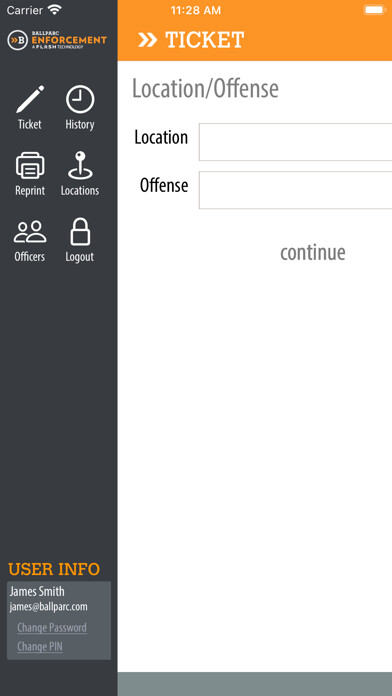 Emulate iPhone app Ballparc Enforcement using MyAndroid Emulate iPhone app Ballparc Enforcement using MyAndroid