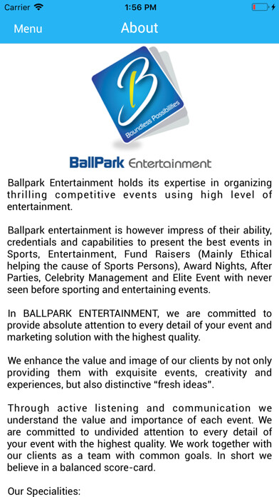 Emulate iPhone app Ballpark Entertainment using MyAndroid Emulate iPhone app Ballpark Entertainment using MyAndroid
