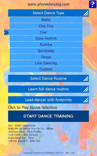 Run android online APK Ballroom Dancing Lessons Step Reminder + Fun Game from MyAndroid or emulate Ballroom Dancing Lessons Step Reminder + Fun Game using MyAndroid