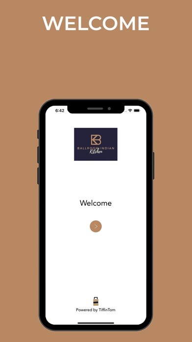 Emulate iPhone app Ballroom Indian Kitchen using MyAndroid