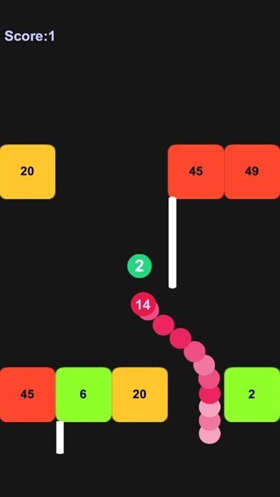 Emulate iPhone app Balls Blocks Snake using MyAndroid