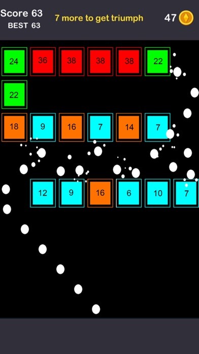 Emulate iPhone app Balls Breakout 2020 using MyAndroid