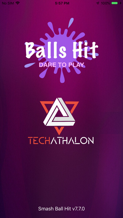 Emulate iPhone app Balls Hit - Smash using MyAndroid