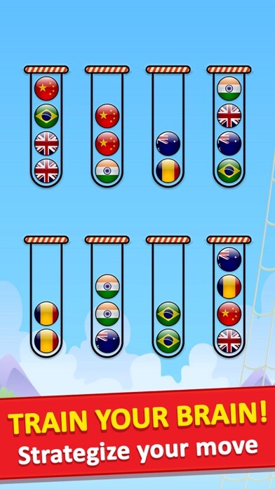 Emulate iPhone app Ball Sort - Bubble Sort Puzzle using MyAndroid Emulate iPhone app Ball Sort - Bubble Sort Puzzle using MyAndroid