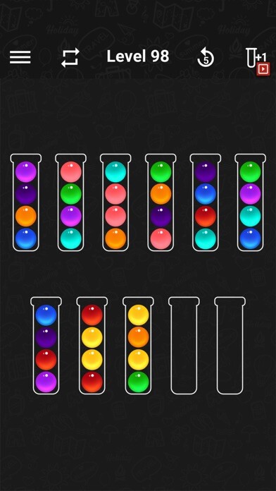 Emulate iPhone app Ball Sort Color Water Puzzle using MyAndroid Emulate iPhone app Ball Sort Color Water Puzzle using MyAndroid