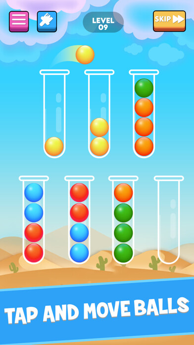Emulate iPhone app Ball Sort Game: Color Matching using MyAndroid Emulate iPhone app Ball Sort Game: Color Matching using MyAndroid