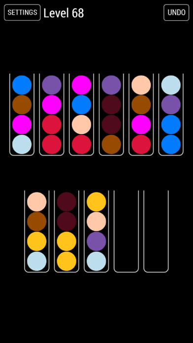 Emulate iPhone app Ball Sort Max Game using MyAndroid