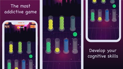 Emulate iPhone app Ball Sort Puzzle 3D using MyAndroid