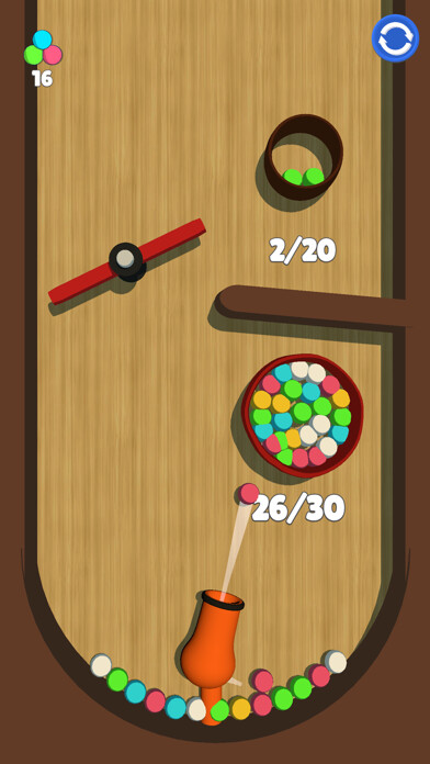Emulate iPhone app Balls Overload using MyAndroid