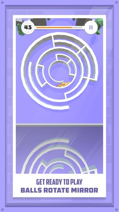 Emulate iPhone app Balls Rotate Mirror Maze using MyAndroid Emulate iPhone app Balls Rotate Mirror Maze using MyAndroid