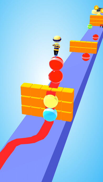 Emulate iPhone app Ball Surfer - Giant Stack Rush using MyAndroid