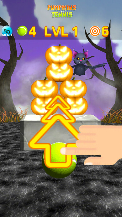 Emulate iPhone app Ball Tossing Pumpkin vs Tennis using MyAndroid Emulate iPhone app Ball Tossing Pumpkin vs Tennis using MyAndroid
