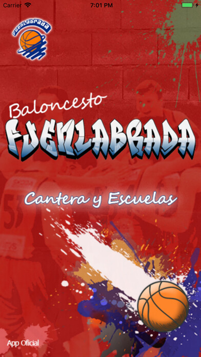 Emulate iPhone app Baloncesto Fuenlabrada SAD using MyAndroid
