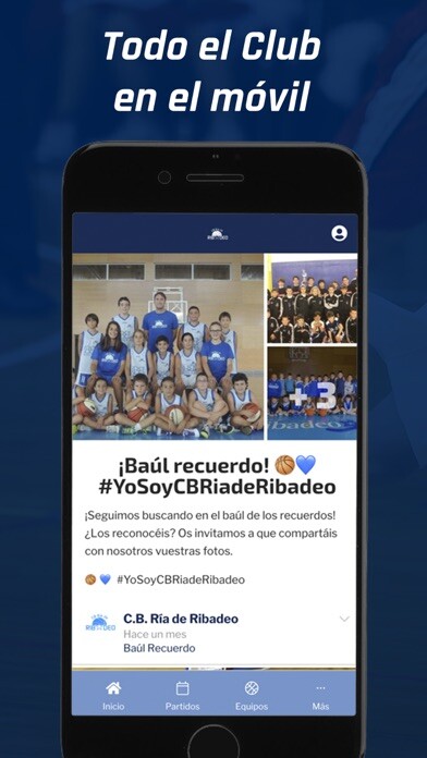 Emulate iPhone app Baloncesto Ría de Ribadeo using MyAndroid Emulate iPhone app Baloncesto Ría de Ribadeo using MyAndroid
