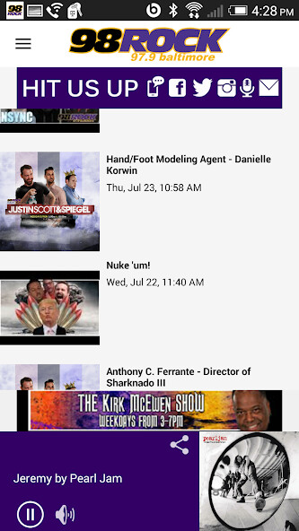 Run android online APK Baltimore 98 Rock/WIYY 97.9 FM from MyAndroid or emulate Baltimore 98 Rock/WIYY 97.9 FM using MyAndroid Run android online APK Baltimore 98 Rock/WIYY 97.9 FM from MyAndroid or emulate Baltimore 98 Rock/WIYY 97.9 FM using MyAndroid