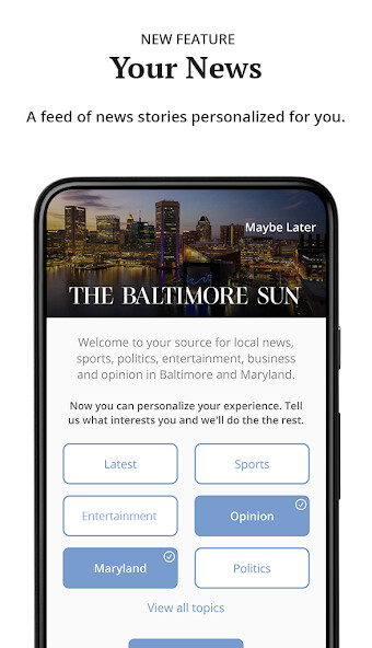 Run android online APK Baltimore Sun from MyAndroid or emulate Baltimore Sun using MyAndroid