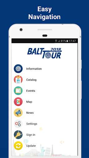Emulate Android APK Balttour 2018