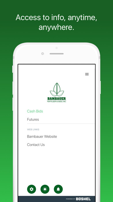Emulate iPhone app Bambauer Fertilizer & Seed using MyAndroid