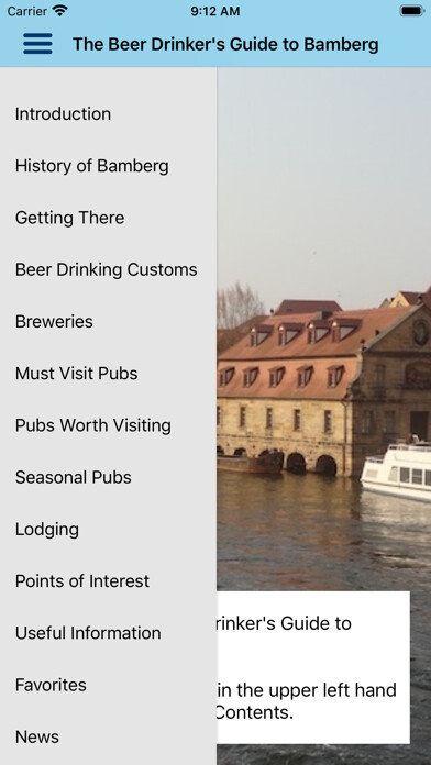 Emulate iPhone app Bamberg Beer Guide using MyAndroid
