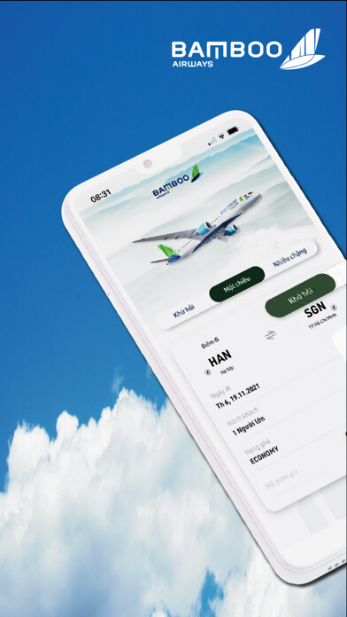 Emulate iPhone app Bamboo Airways using MyAndroid
