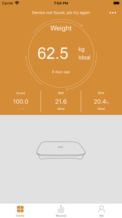 Emulate iPhone app Bambüsi Scale using MyAndroid Emulate iPhone app Bambüsi Scale using MyAndroid