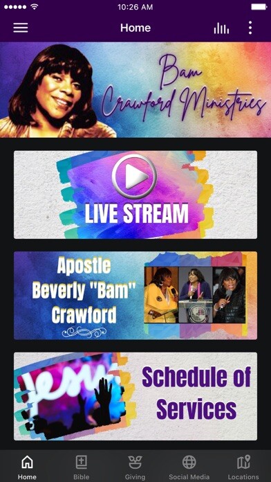 Emulate iPhone app BAM Crawford Ministries using MyAndroid Emulate iPhone app BAM Crawford Ministries using MyAndroid