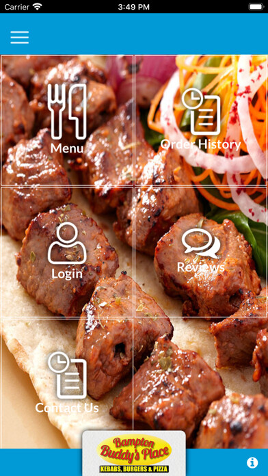 Emulate iPhone app BAMPTON KEBAB TIVERTON using MyAndroid