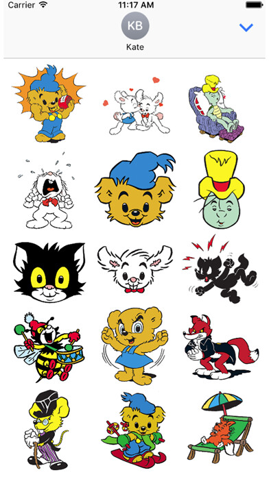 Emulate iPhone app Bamse Stickers using MyAndroid Emulate iPhone app Bamse Stickers using MyAndroid