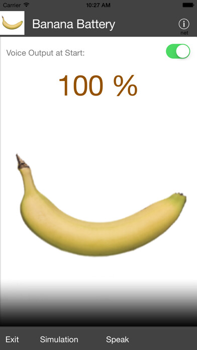 Emulate iPhone app Banana Battery using MyAndroid Emulate iPhone app Banana Battery using MyAndroid