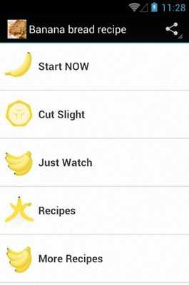 Emulate Android APK Banana Bread Recipe