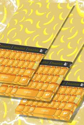Emulate Android APK Banana Keyboard Theme Emulate Android APK Banana Keyboard Theme