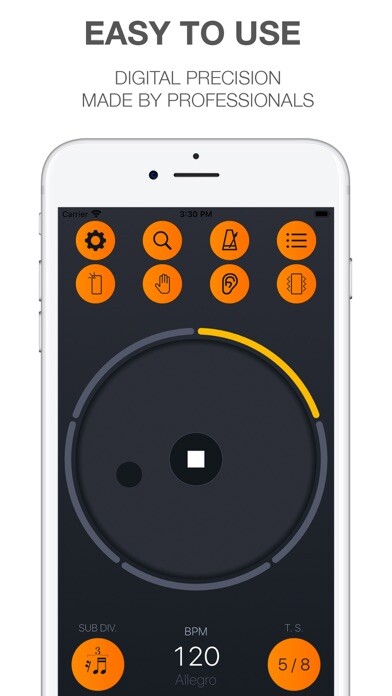 Emulate iPhone app Band Metronome Pro - Tempo BPM using MyAndroid
