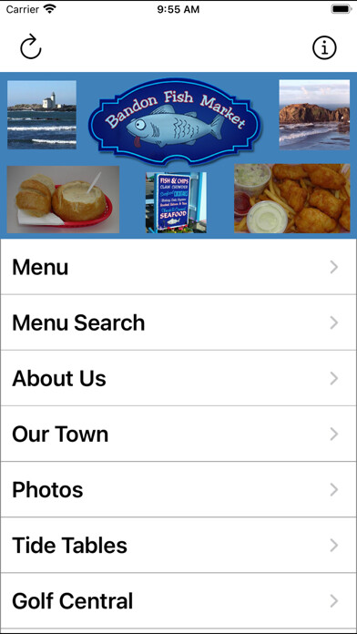 Emulate iPhone app Bandon Fish Market using MyAndroid Emulate iPhone app Bandon Fish Market using MyAndroid