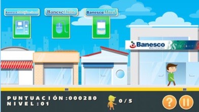 Emulate iPhone app Banesco Rápido y Seguro using MyAndroid