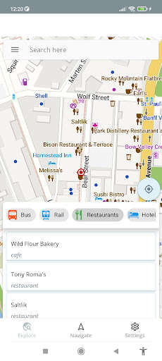 Run android online APK Banff Canada Offline Map from MyAndroid or emulate Banff Canada Offline Map using MyAndroid