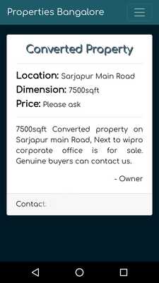 Emulate Android APK Bangalore Properties Emulate Android APK Bangalore Properties