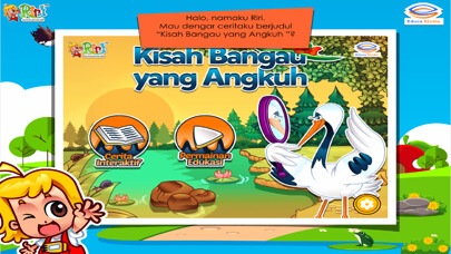 Emulate iPhone app Bangau yang Angkuh - Cerita Anak Interaktif using MyAndroid Emulate iPhone app Bangau yang Angkuh - Cerita Anak Interaktif using MyAndroid