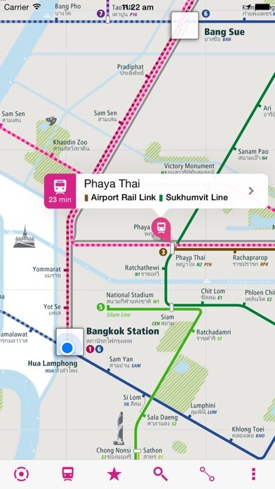 Emulate iPhone app Bangkok Rail Map Lite using MyAndroid Emulate iPhone app Bangkok Rail Map Lite using MyAndroid