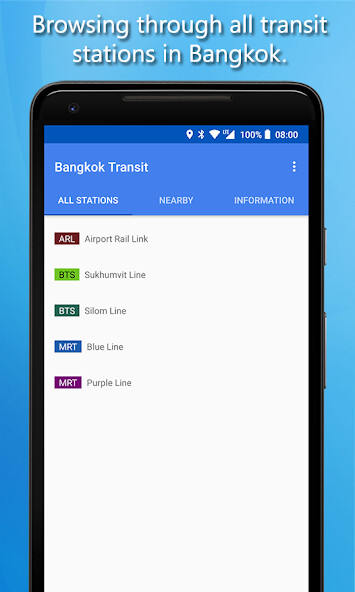 Emulate Android APK Bangkok Transit