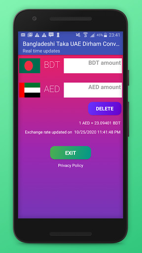 Run android online APK Bangladeshi Taka UAE Dirham Converter - BDT & AED from MyAndroid or emulate Bangladeshi Taka UAE Dirham Converter - BDT & AED using MyAndroid Run android online APK Bangladeshi Taka UAE Dirham Converter - BDT & AED from MyAndroid or emulate Bangladeshi Taka UAE Dirham Converter - BDT & AED using MyAndroid