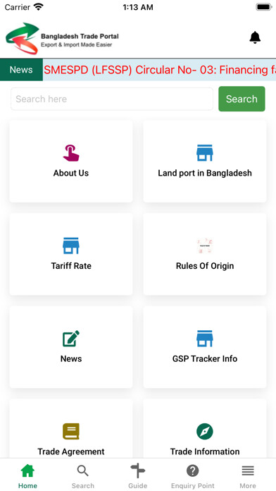 Emulate iPhone app Bangladesh Trade Portal using MyAndroid Emulate iPhone app Bangladesh Trade Portal using MyAndroid