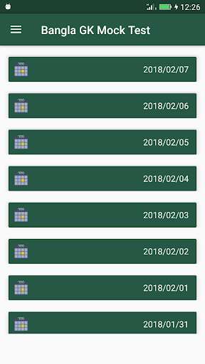 Run android online APK Bangla G.k. Mock test from MyAndroid or emulate Bangla G.k. Mock test using MyAndroid