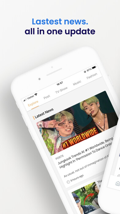 Emulate iPhone app Bangtan TV using MyAndroid