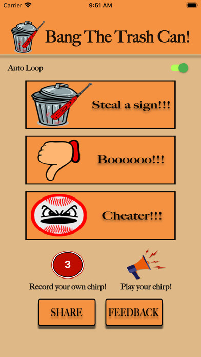 Emulate iPhone app Bang the Trash Can! using MyAndroid Emulate iPhone app Bang the Trash Can! using MyAndroid
